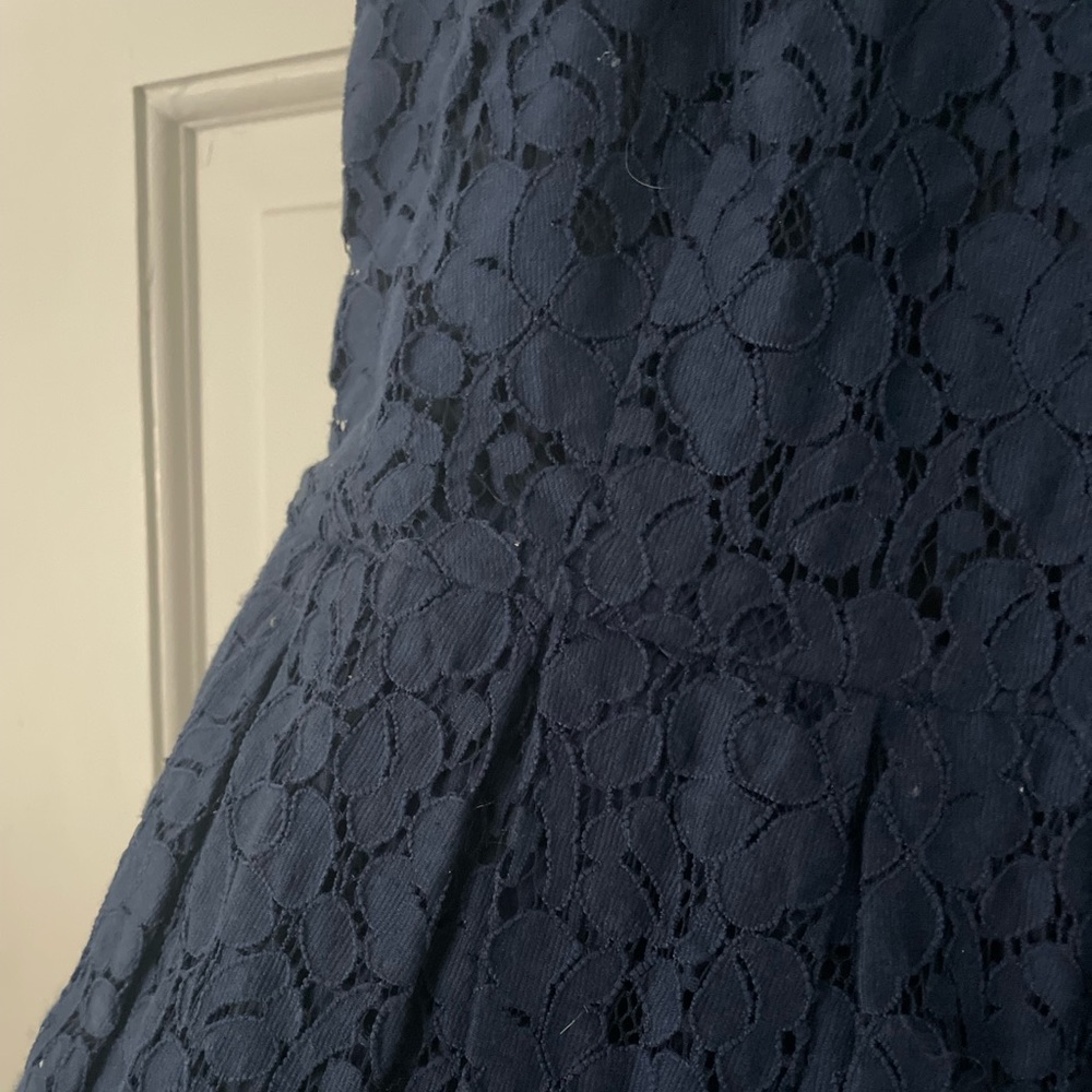 Madewell Navy Blue Lace Dress (Size 0)